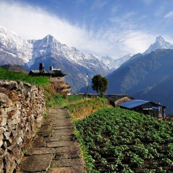 Motorradreisen Nepal Janakpur Charikot Naturschönheit